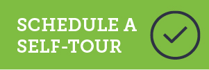 green button that reads: schedule a self-tour